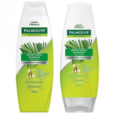 Imagem de Shampoo e Condicionador Palmolive Neutro Limpeza Balanceada 350ml