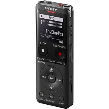 Imagem de Sony Gravador de voz digital Icd-UX570 MP3/LPCM (Dictaphone) com USB, 4 GB, tela OLED – Preto