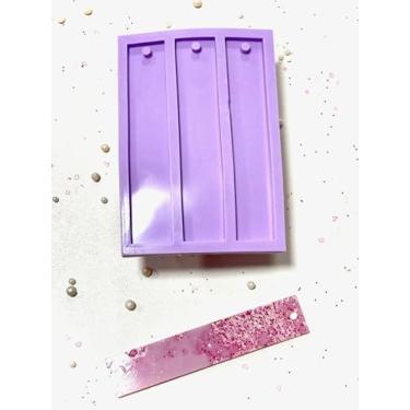 Imagem de Confeitaria dos Moldes, R195 Molde de silicone kit 3 marca páginas resina decorar