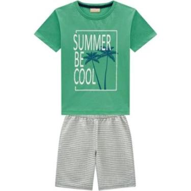 Imagem de Conjunto Infantil Masculino Camiseta + Bermuda Milon 138064.70141.3 Milon-Masculino
