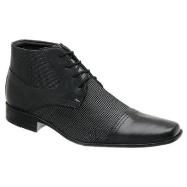 Imagem de Bota Casual Masculina Coturno Cano Baixo Couro Siroco Salto Baixo-Masculino