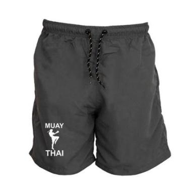 Imagem de Short Masculino Tactel Muay Thai Treino Conforto Academia-Masculino