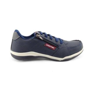 Imagem de Sapatenis Masculino Com Cadarço Elástico Tenis Casual Social-Masculino