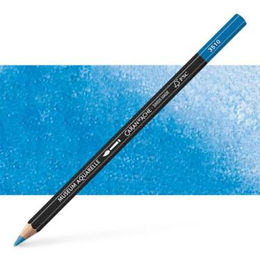 Imagem de Caran D'ache Lápis de aquarela Museum Aquarelle - Azul cobalto genuíno (3510,662)