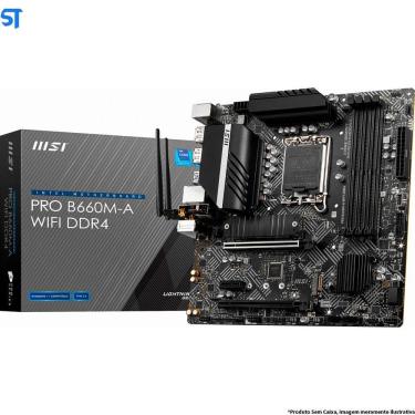 Imagem de Placa mãe msi pro b660m-a wifi ddr4 matx  s/box