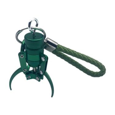 Imagem de Fancyes Jogo de chaveiro de máquina de garra, máquina de garra de fliperama, pingente de chaveiro para homens, adultos, crianças, presentes de ação de graças, Verde
