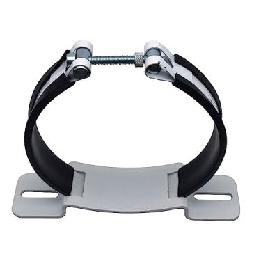 Imagem de Suportes de cilindro de gás soldas cilindro de gás garrafa de argônio suporte de tanque circular suporte de tanque de propano suporte de carrinho de cilindro de oxigênio braçadeira de parede (4,2-4,5