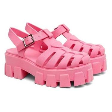 Imagem de Sandália PIZZARELI Fisherman Salto Tratorado Aranha Feminino-Feminino