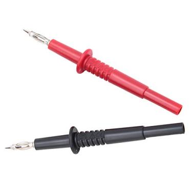 Imagem de 2 PCS P5011 4mm Banana Plug Sonda de Teste Banana Connector Test Lead para Multímetro Sonda Kit de Chumbo de Teste Com Material de e Resistente, Facilmente