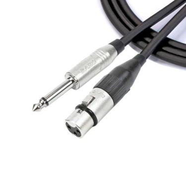 Imagem de Cabo microfone datalink plug santo angelo xlr / p10 3 metros