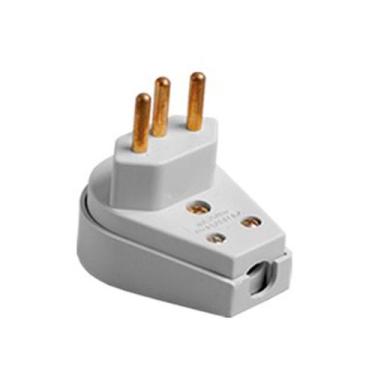 Imagem de Kit 3 Plug Macho Tomada Gigante 2p+T 10a Prensa Cabo Extensão - ILUMI