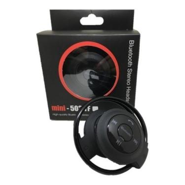 Imagem de Fone De Ouvido Mini 503 Mp3 Cartão Sem Fio Wireless Tendência Preto - 