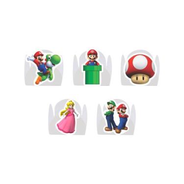 Imagem de 100 Forminha para Doce modelo petala personalizada com Aplique - Super