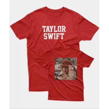 Imagem de Camiseta Masculina Taylor Swift Red Camisa 100% Algodão - SEMPRENALUTA