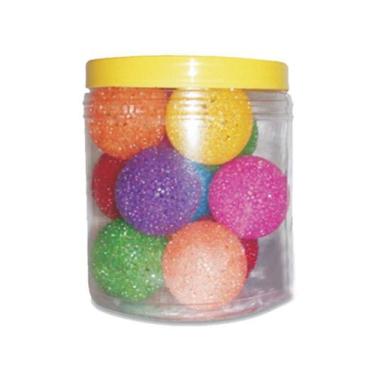 Imagem de Bola Sino Guizo Brinquedo Colorida para Pet 5 Cm - 12 Pçs - J. Pet