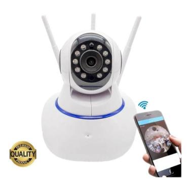 Imagem de Câmera Ip 3 Antenas Wifi Visão Noturna Auto Tracking - LUATEK