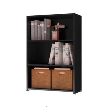 Imagem de Livreiro Multiuso Faroe Preto Casa Moderna - Casa Moderna Movelaria