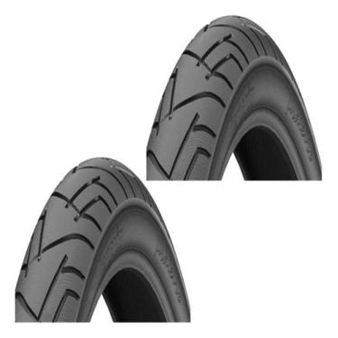 Imagem de Par Pneu Levorin Praieiro Aro 24 X 1.95 Balão Bike Urbano Cor Preto, P