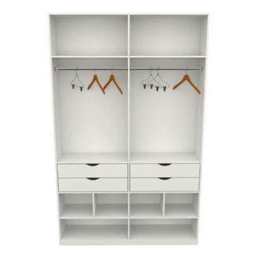 Imagem de Armário Arara Gaveta Sabrina M5 Mdp Closet Lojas Roupas - VETORIAL MÓV