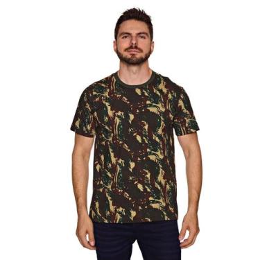 Imagem de Camiseta Camuflada do Exército Brasileiro e Boina - Kit - Tedy Camiset