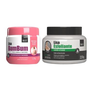 Imagem de Como Acabar Com As Espinhas No Bumbum Kit Creme + Esfoliante - Bio Sof