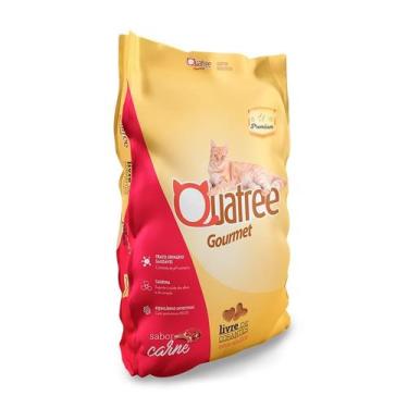 Imagem de Ração Gatos Adultos Quatree Gourmet Adultos Carne 10,1 Kg