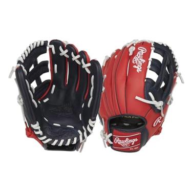 Imagem de Rawlings | Luva de beisebol juvenil SELECT PRO LITE | Arremesso de mão direita | Ronald Acuna, Jr. Juiz | 29 cm