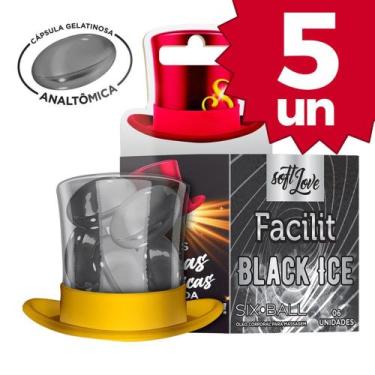 Imagem de Kit 5 potes Six Ball Óleo de Massagem com 6 Unidades Soft Love
