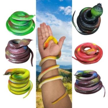 Imagem de 6X Borracha Bichos Cobra/Aranha/Morcego para Assustar Brinquedo de Peg