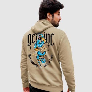 Imagem de Blusa Moletom Genuine Grit Masculina Estampada Algodão 30.1 Ain't Nobo