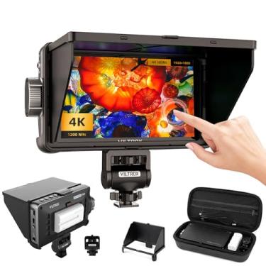 Imagem de VILTROX DC-550 Pro DSLR Camera Field Monitor - 5,5 polegadas Touchscreen portátil vídeo Field Monitor com bateria, RGB parade histogram Waveform Focus Assist Waveform Monitor Waveform Monitor