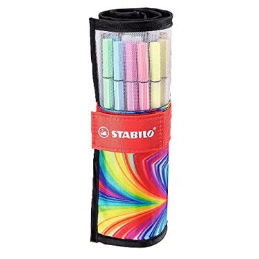 Imagem de Caneta Hidrográfica Premium – STABILO Pen 68 - Estojo nylon com 30 unidades – Em 25 cores