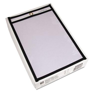 Imagem de C-Line Porta-bilhetes costurados Shop, ambos os lados transparentes, 15 x 23 cm, 25 por caixa (46069)