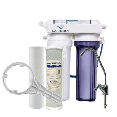 Imagem de Filtro de Água Residencial Gabinete Duplimax 3 Estágios 10" de Altura 