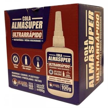 Imagem de Cola Instantanea Almasuper Nao Entope Ultrarrapido 100G - UltraLub