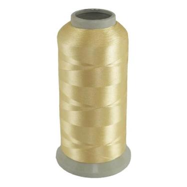 Imagem de Linha Bordar 100% Poliéster 120g Cone 4000m Cor Perolados - Qian Suo, 