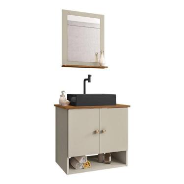 Imagem de Gabinete Banheiro Deli Torino Prt Torneira Valv Click Black