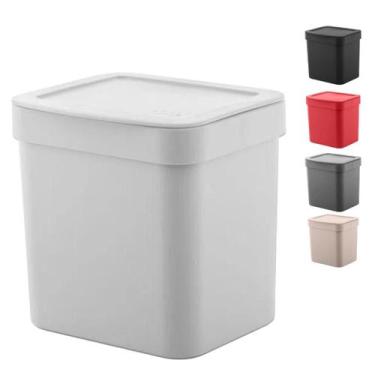 Imagem de Lixeira de Pia para Cozinha OU Trium Cesto Lixo de Bancada 4,7 Litros 