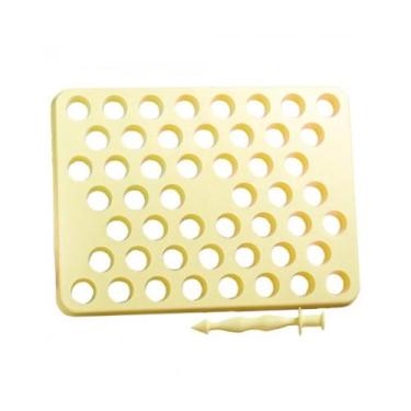 Imagem de Placa porcionadora de doces 15g amarelo blue star