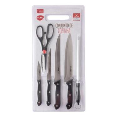 Imagem de Kit 7 PÇS Cheff Aço Inox - Clink