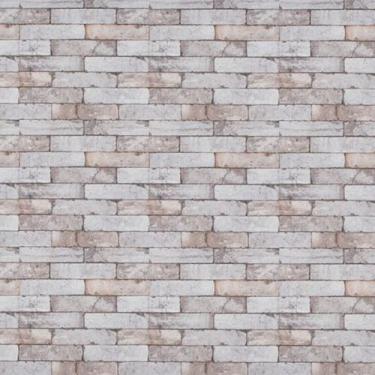 Imagem de Papel de Parede Texturizado Tijolo Cinza (0,53m x 10m) - Dero Decor, 0