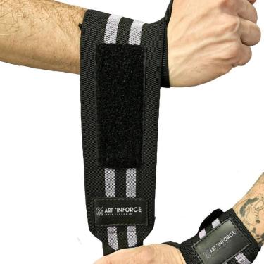 Imagem de Munhequeira Elástica Larga Treino Funcional Academia E Musculação-Unissex