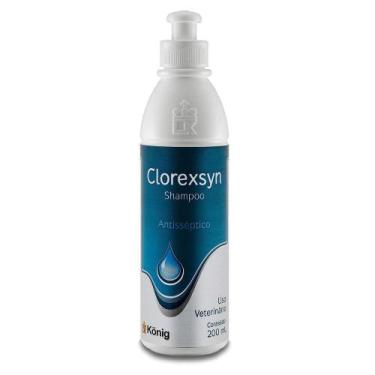 Imagem de Clorexsyn Shampoo Antisséptico para Cachorro e Gatos Konig - 200ml