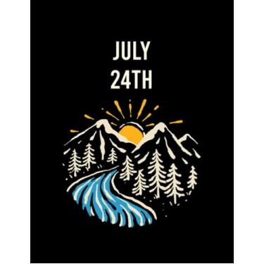 Imagem de Landscape July 24th 24 Notebook: Paris Eiffel Tower Notebook