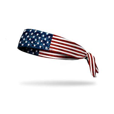 Imagem de JUNK Brands Pro Sport Honor Americana Collection Flex Tie Headband, Vermelho/Branco/Azul