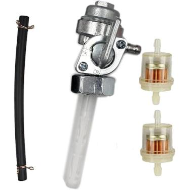 Imagem de IBVIBV Kit de válvula de interruptor de combustível fêmea compatível com A-ipower AP4000 SUA4500 SUA5000 SUA7000 Gerador com filtro de combustível Válvula de desligamento de combustível Petcock