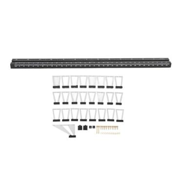 Imagem de Medidor de Marcação de Cauda de Andorinha de Slot Ajustável, Mova a Régua Reta para Projetos de Marcenaria, Ajuste de Montagem de Móveis e Reparos Estruturais, Simplifique