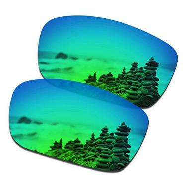 Imagem de SmartVLT Lentes de substituição verde-esmeralda masculinas para óculos de sol Oakley Drop Point OO9367