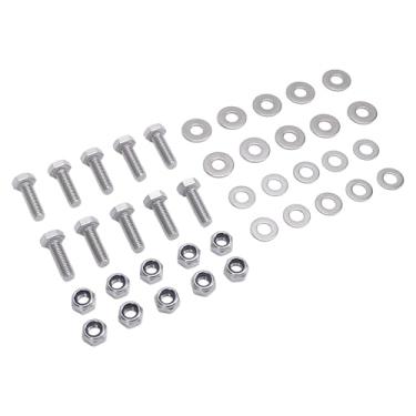 Imagem de Kit de Parafusos de Travessa Traseira de Aço Inoxidável para Séries 2, 2A, 3 - Conexão Segura Com Contraporcas e Arruelas