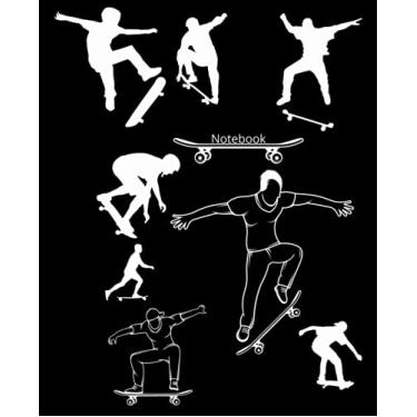 Imagem de Skateboard Notebook: Skateboard Design Wide Ruled Notebook for Tweens, Teens and Students for School